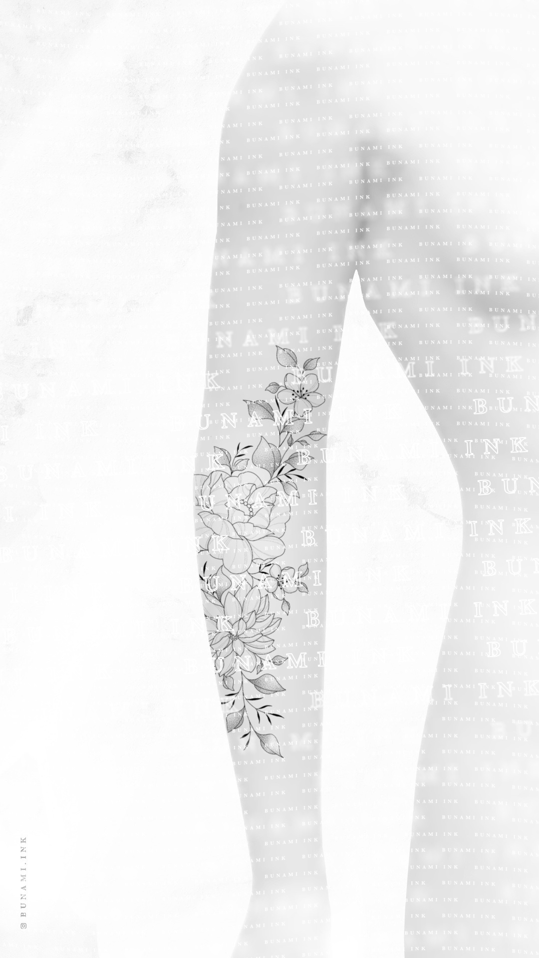 Dalia, peony & cherry blossom floral by Alina BUNAMI INK 2022-04-18