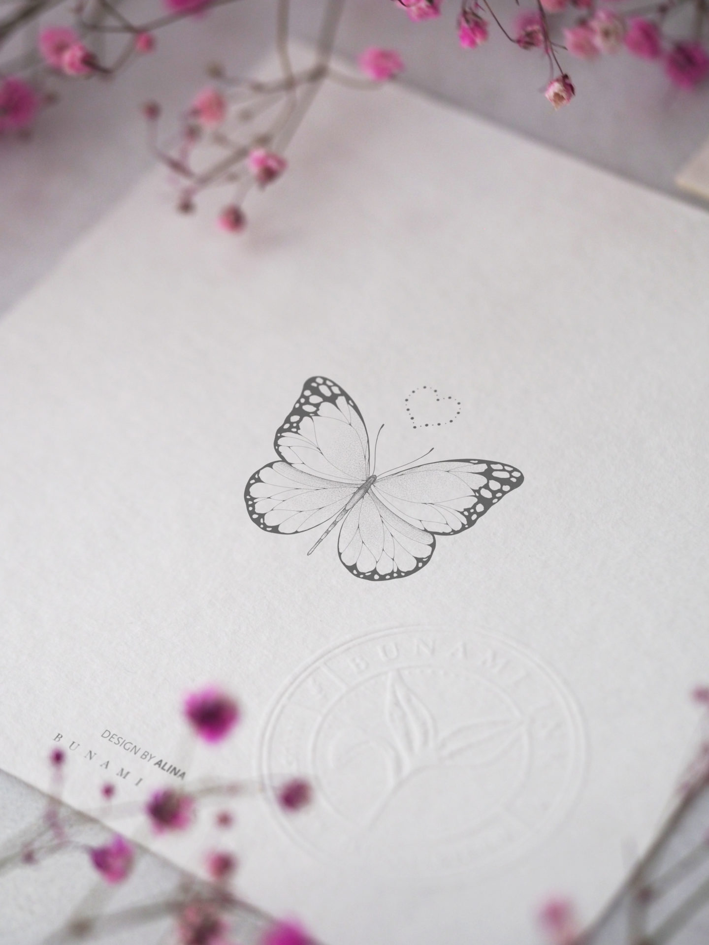 Butterfly love by Alina BUNAMI INK 2022-05-12