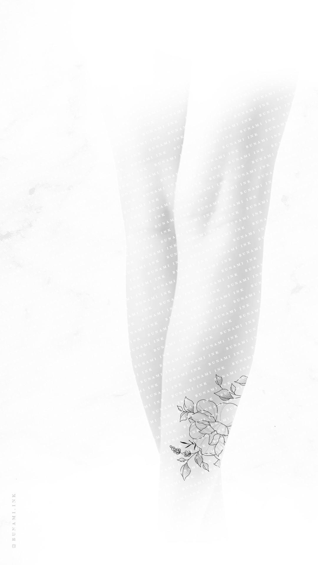 Peony & lavender branch by Alina BUNAMI INK 2022-10-31