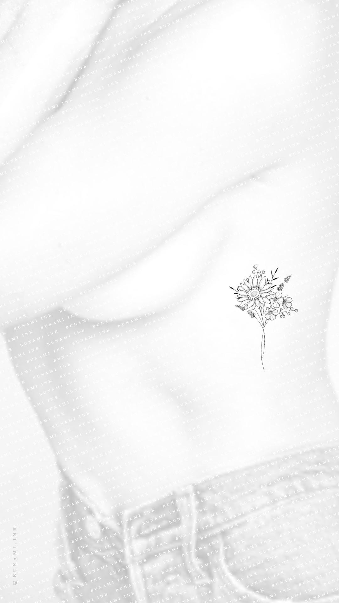 Sunflower & primrose bouquet by Alina BUNAMI INK 2022-11-04