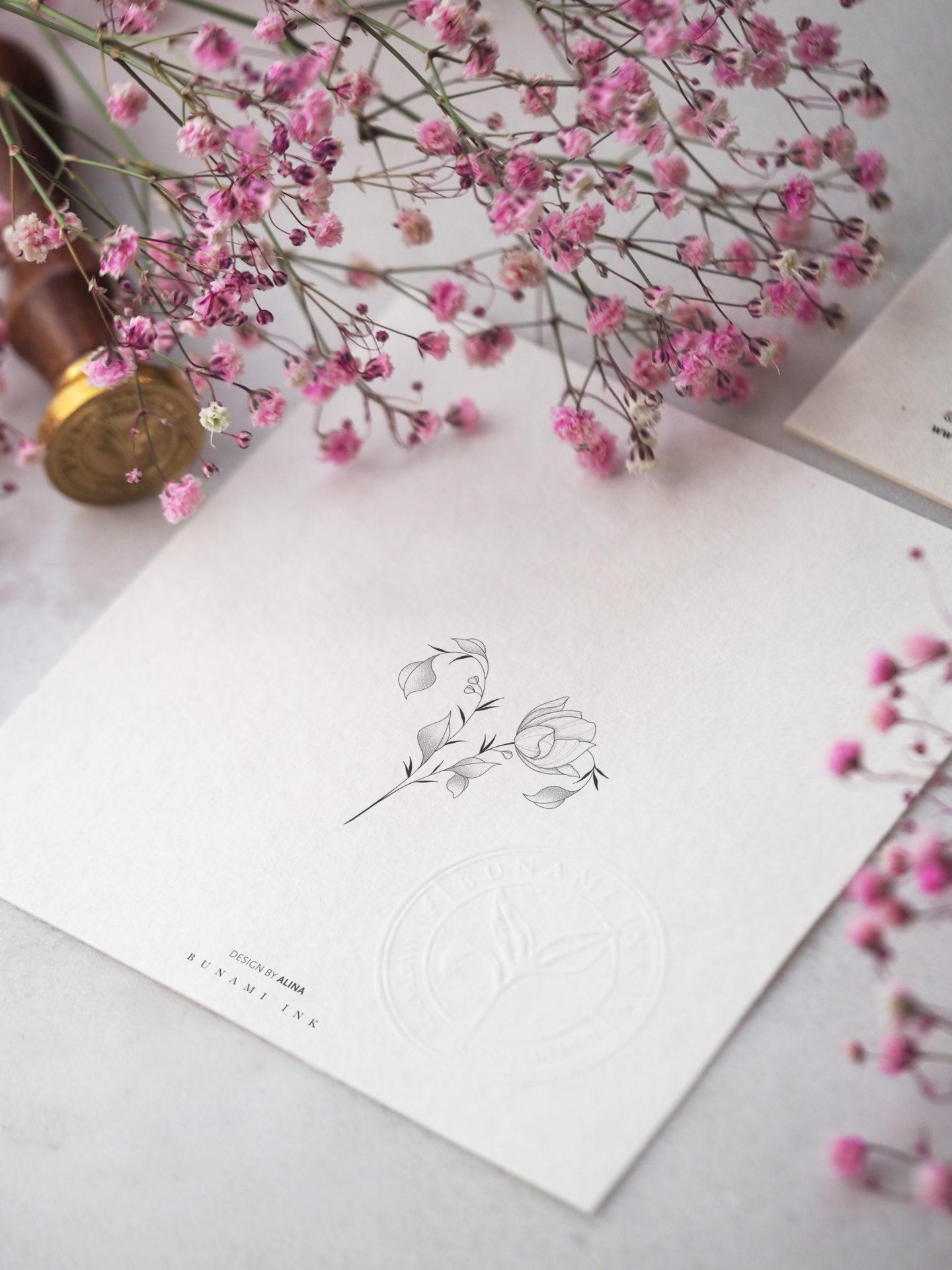 Aries & tulip by Alina BUNAMI INK 2023-01-29