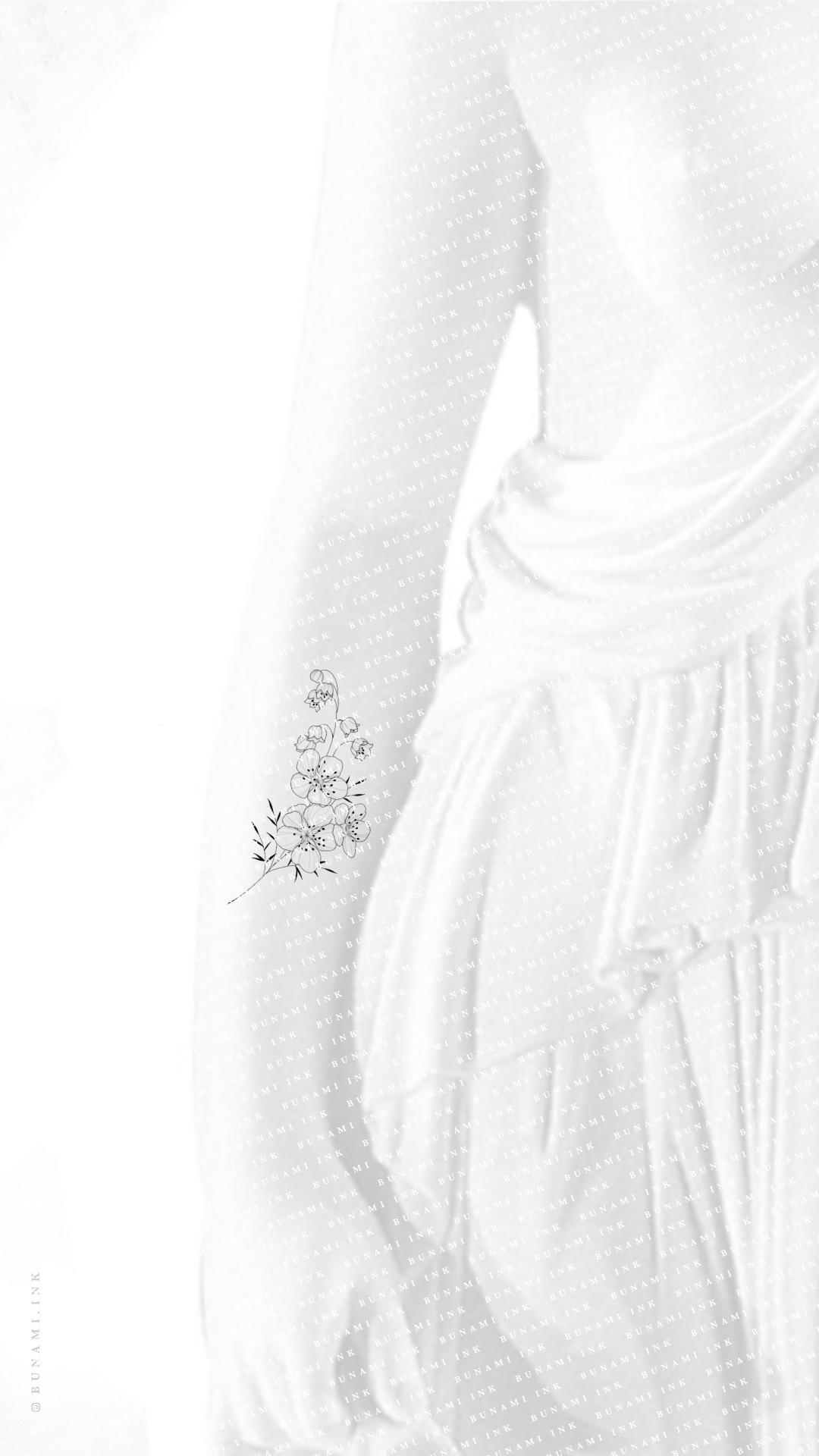 Figur2 Lily of the valley & hawthorn branch (may birthflower) by Alina BUNAMI INK 2023-01-20