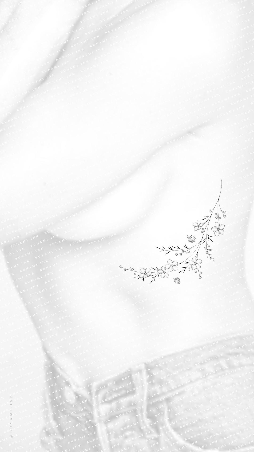 Figur2 Big forget-me-not & butterfly branch by Alina BUNAMI INK 2023-02-23