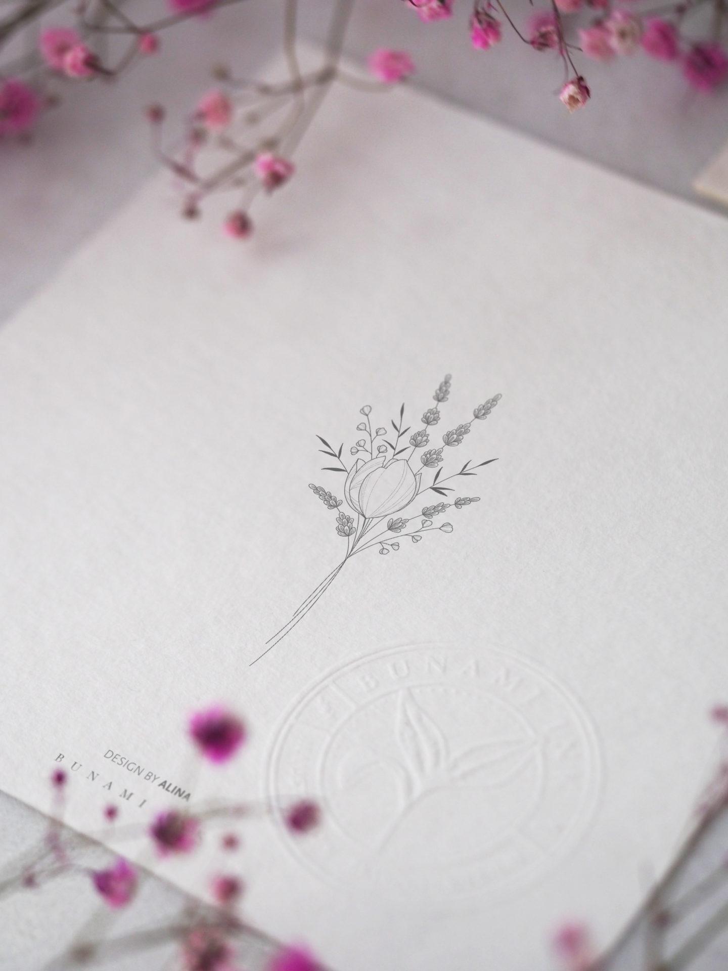 Tulip bouquet by Alina BUNAMI INK 2023-02-22