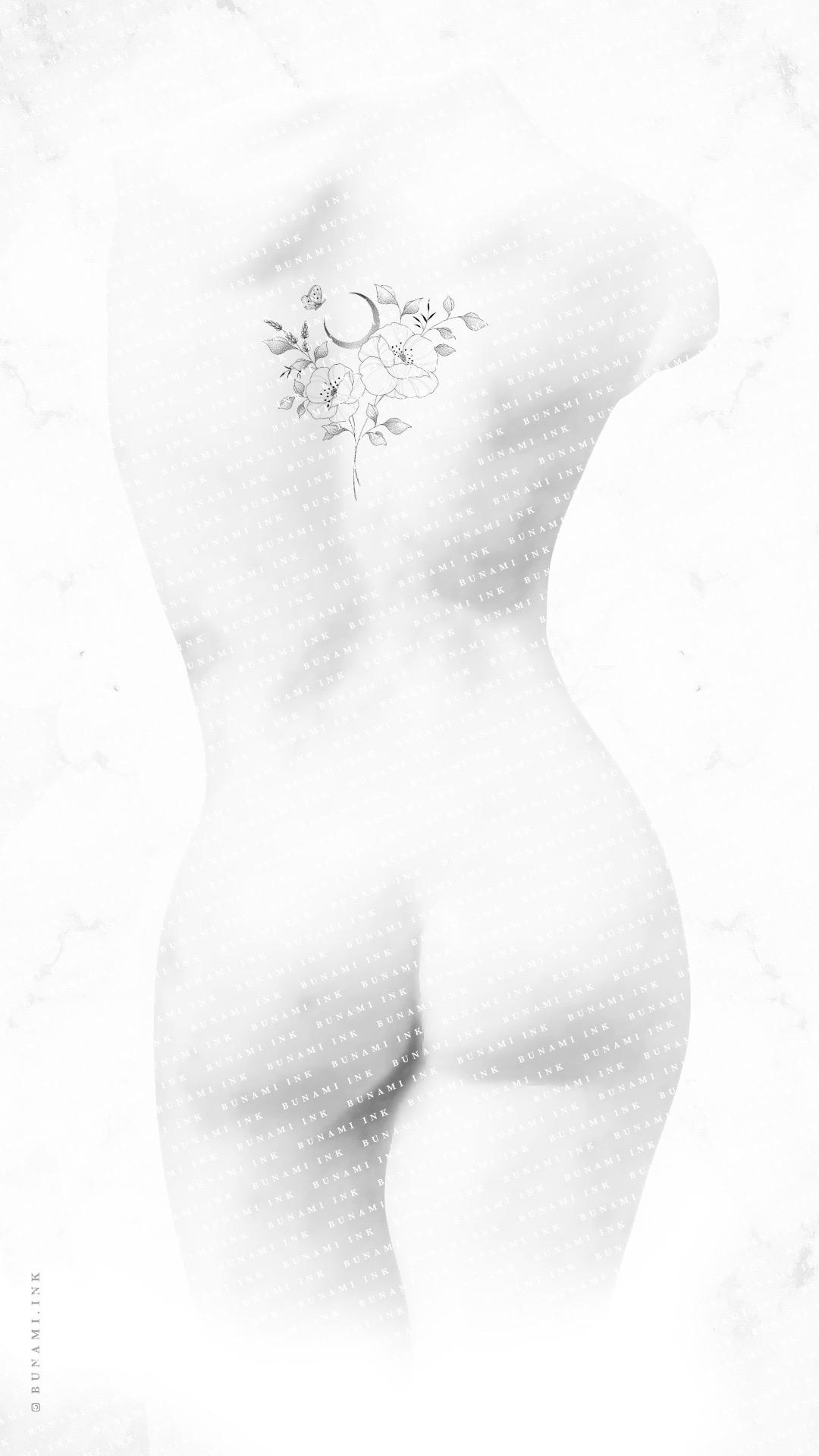 Figur2 Poppy, moon & butterfly by Alina BUNAMI INK 2023-04-26