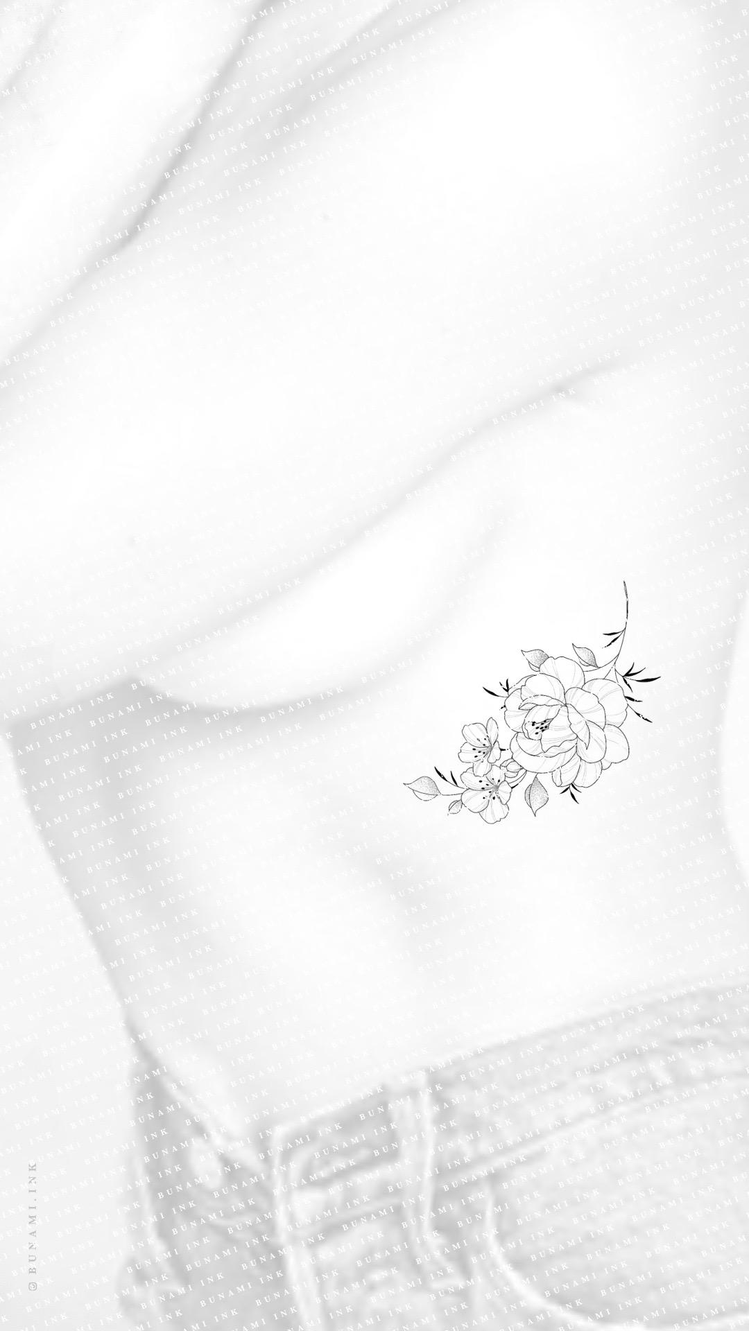 Figur2 Peony & blossom branch by Alina BUNAMI INK 2023-06-26