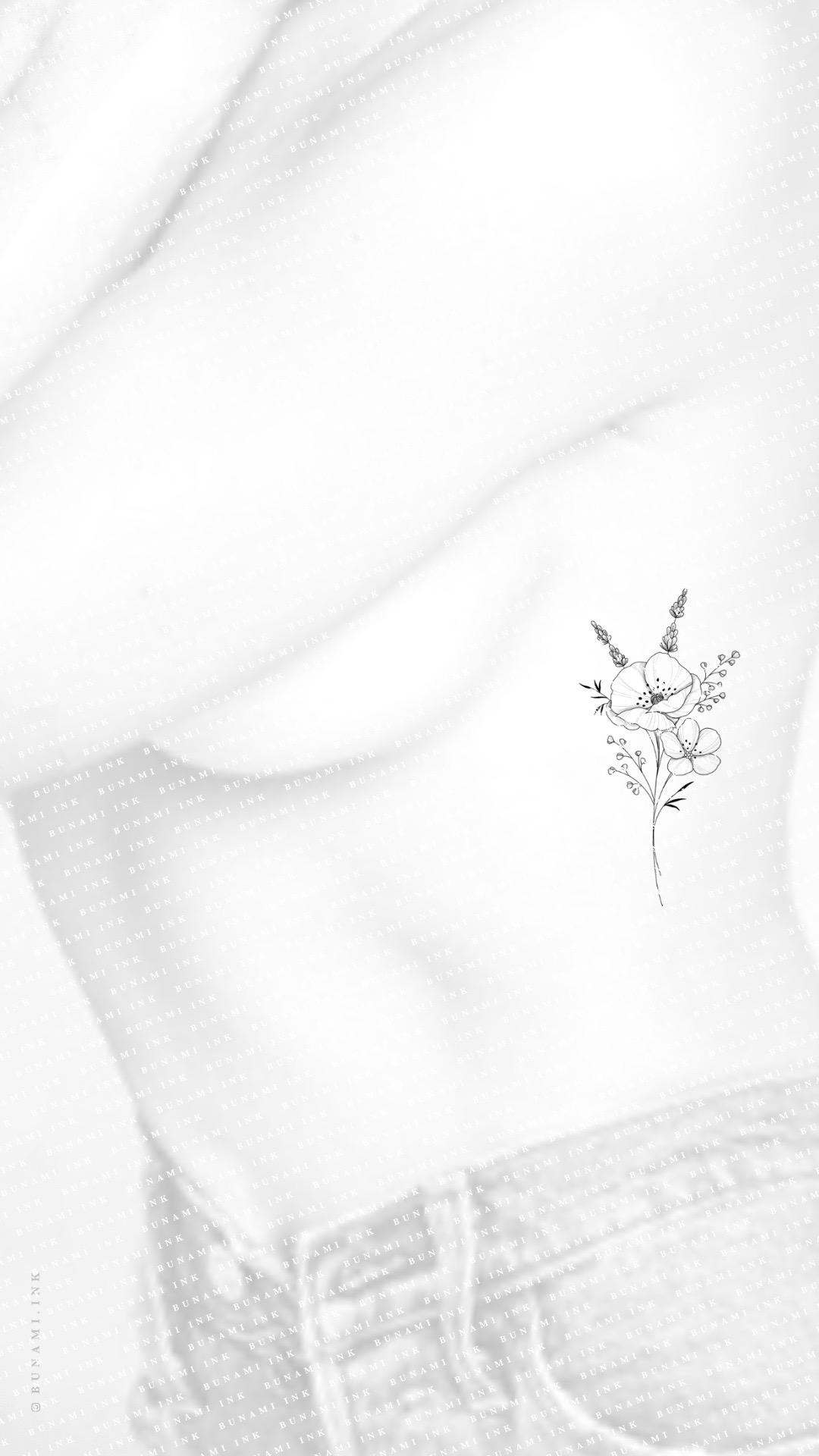 Figur3 Poppy & flax flower bouquet by Alina BUNAMI INK 2024-01-08