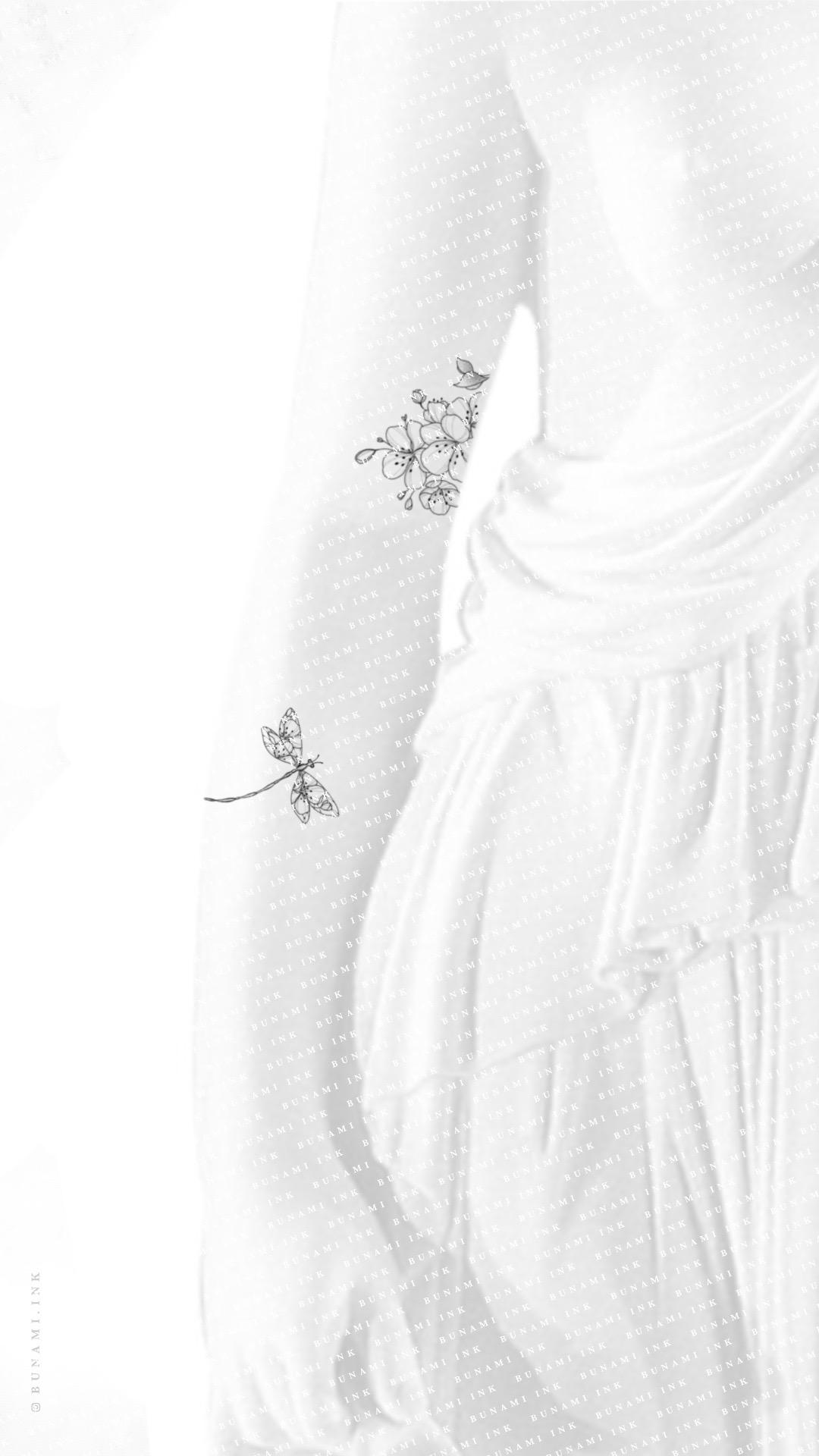 Model1 Dragonfly & blossom branch by Alina BUNAMI INK 2025-02-19