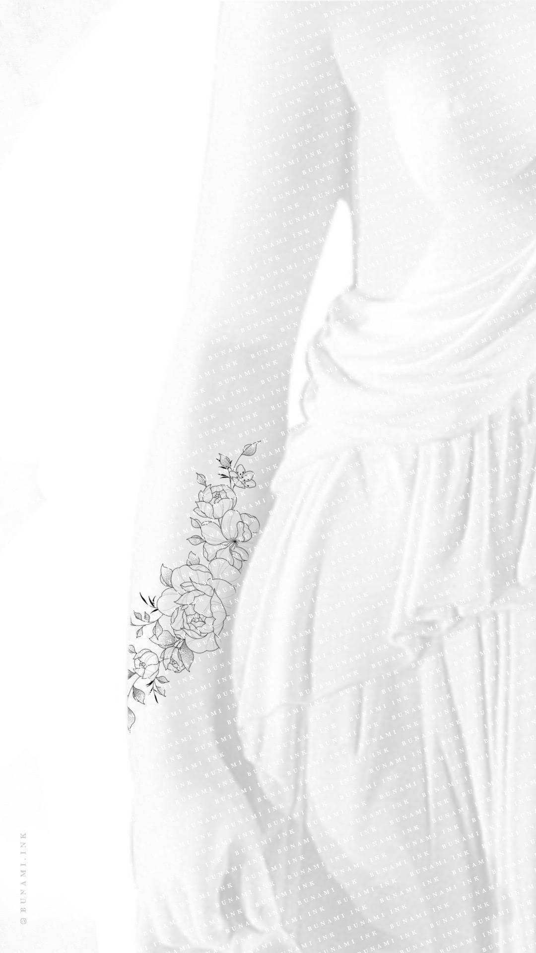 Model1 Wild peony floral by Alina BUNAMI INK 2025-02-19