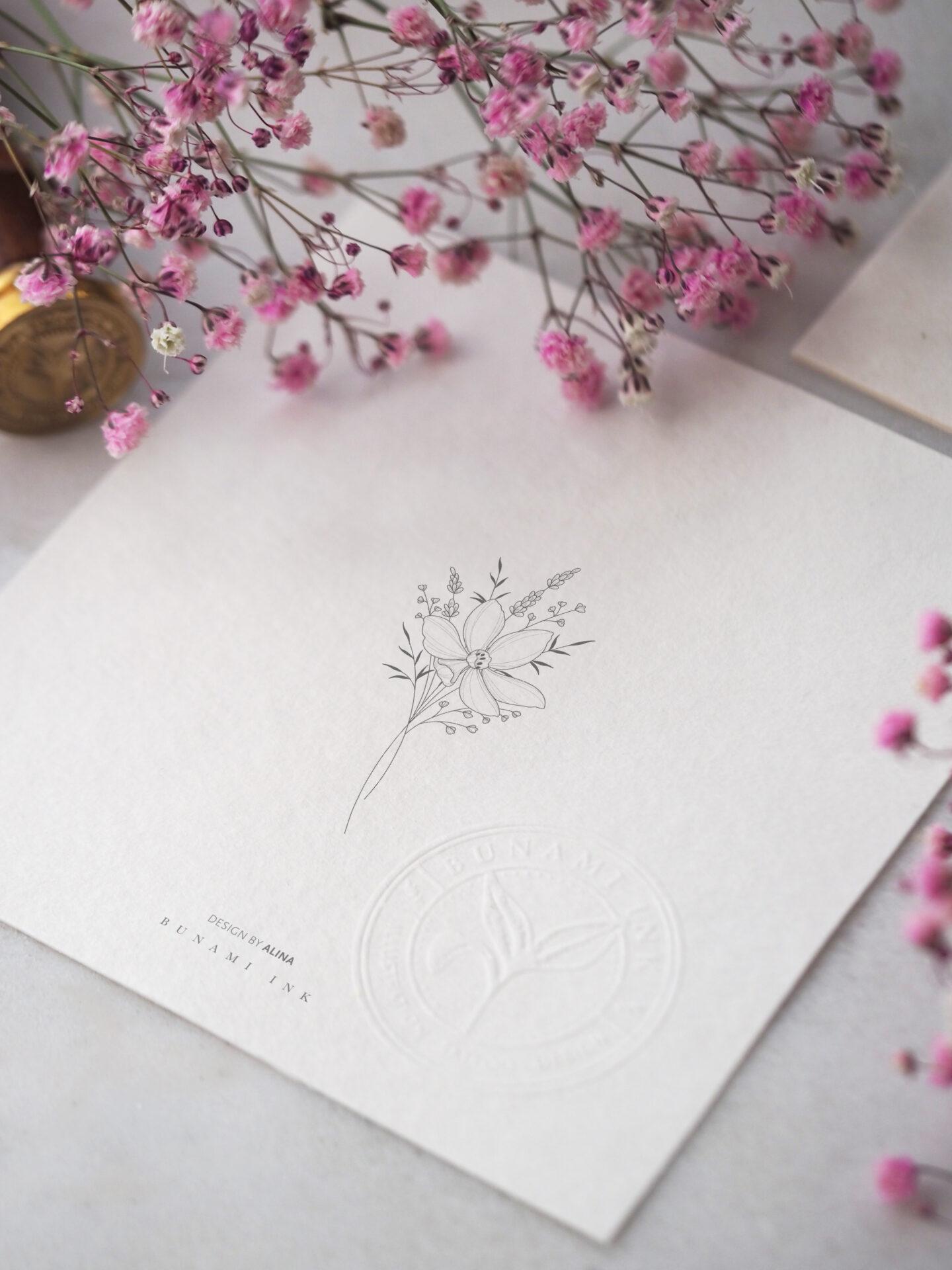 Jonquil bouquet by Alina BUNAMI INK 2025-04-07
