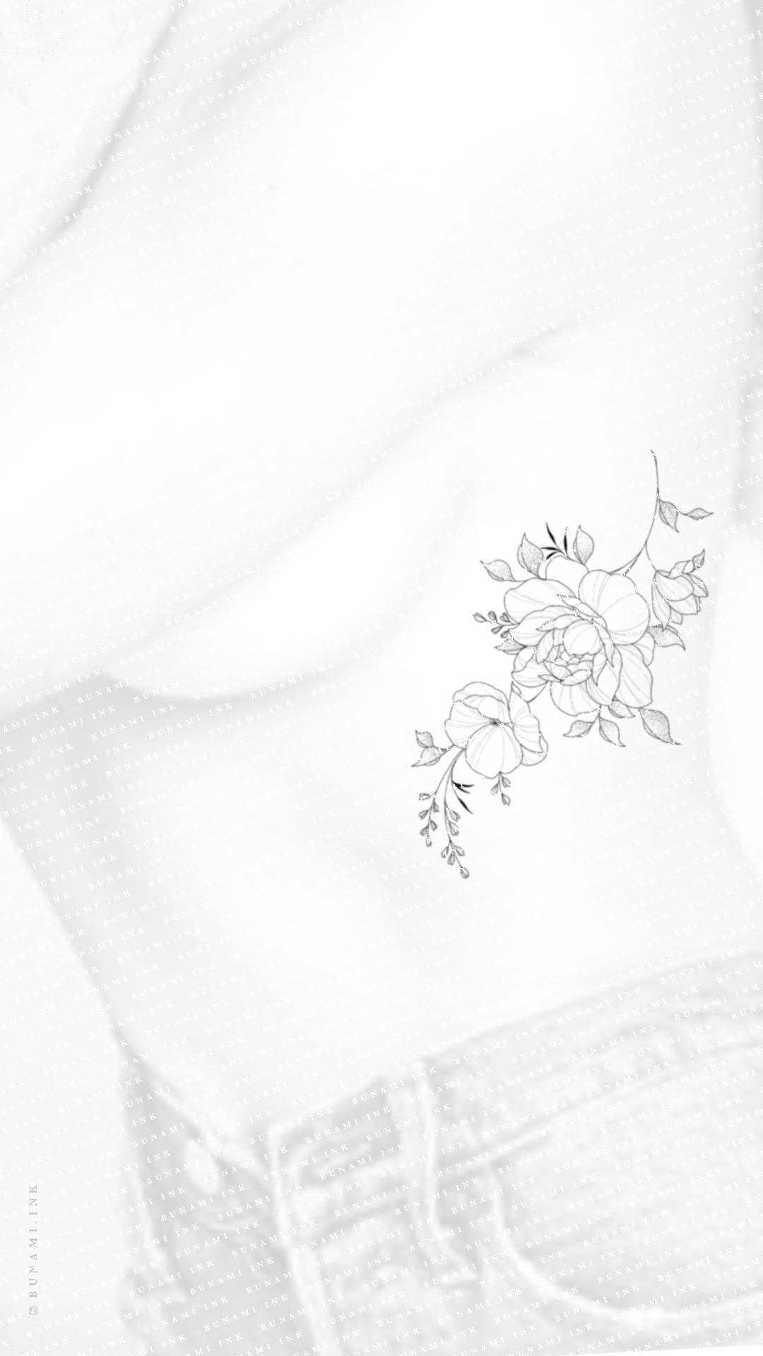 Figur2 Big peony & poppy branch by Alina BUNAMI INK 2025-07-27